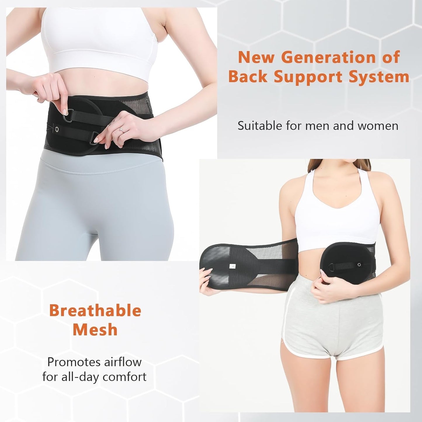 CoreCorrect™ - Double Pull Lumbar Support Belt