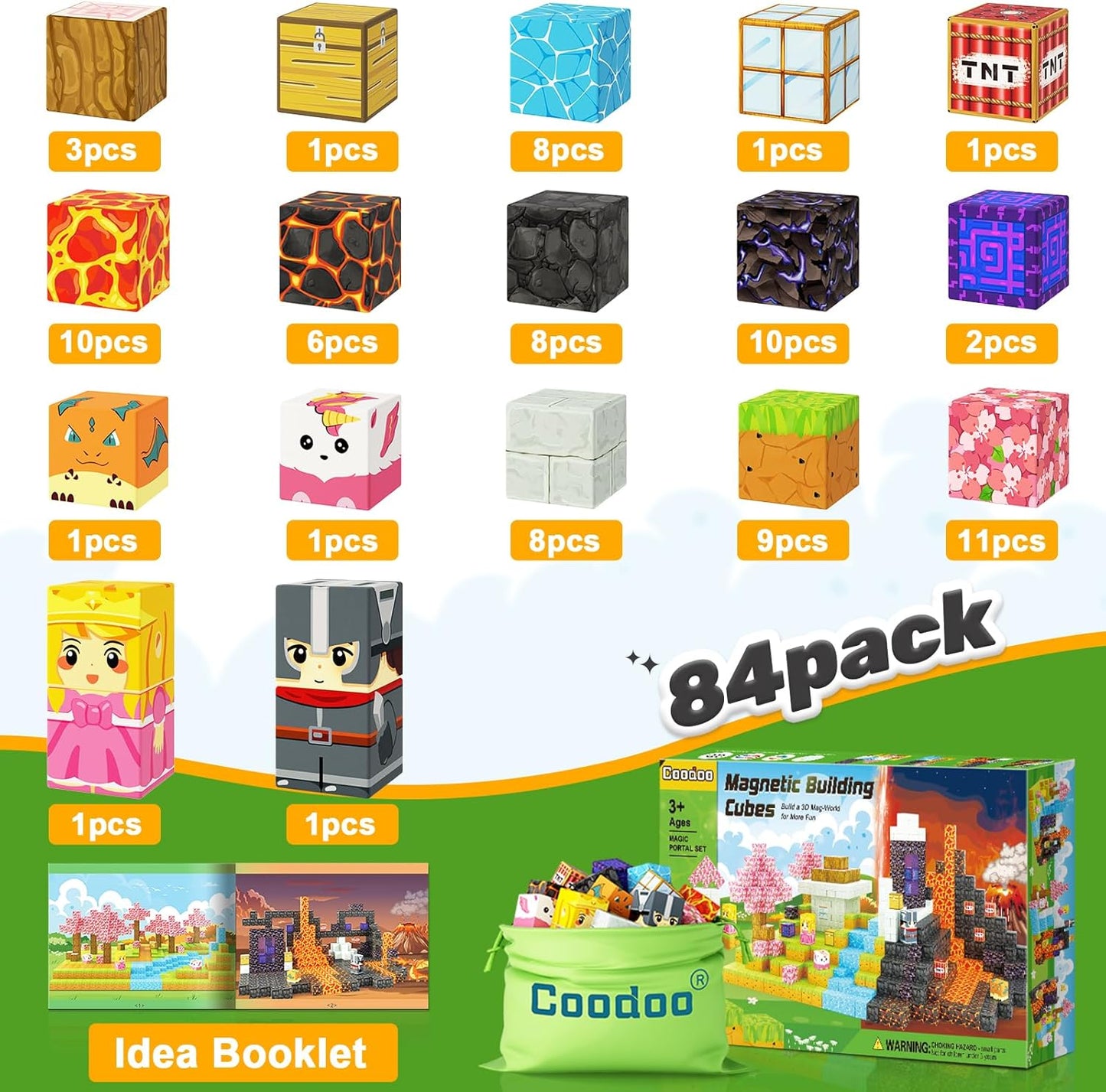 MagnaPlay™ - DIY Magnetic Building Block Set