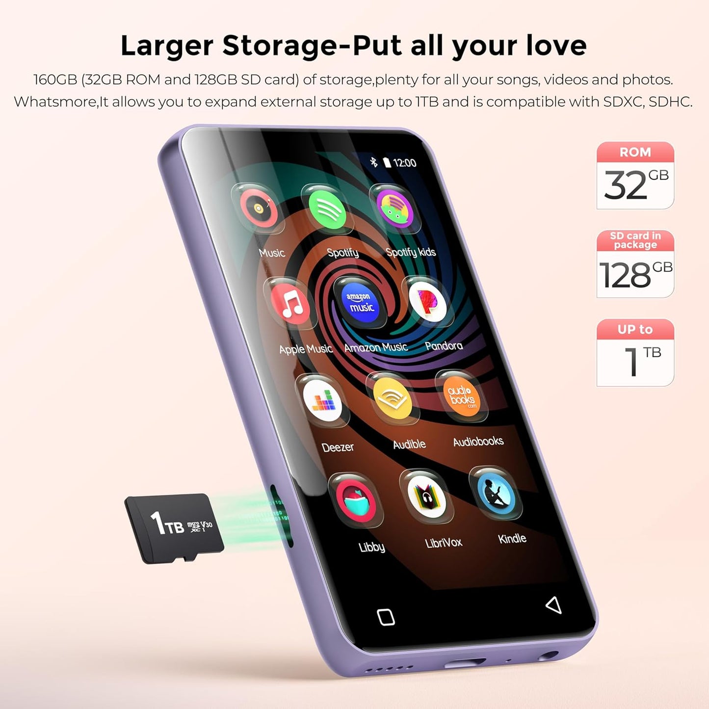 AudioBook Buddy™ - Bluetooth Mp3 Player
