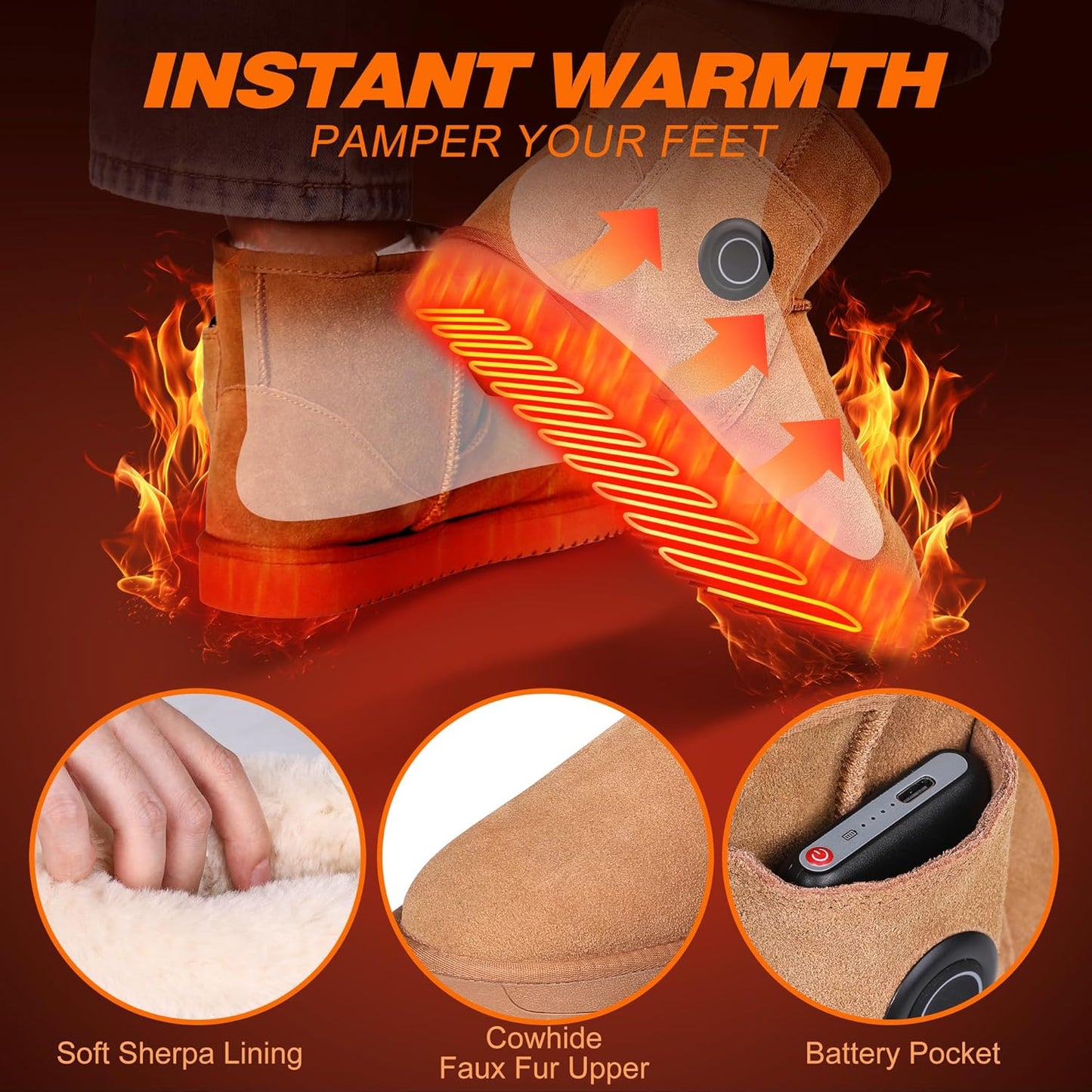 CozyToes™ - Electric Heating Boots